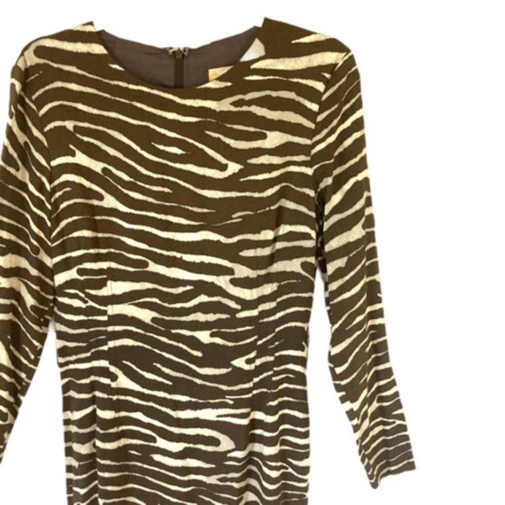 Michael Kors Italy Collection Animal Print Dress - Picture 5 of 14